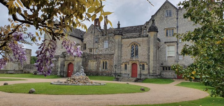 Parham House courtyard