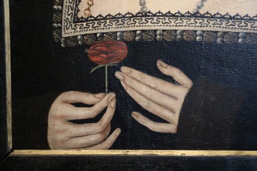 Anne Boleyn painting of the rose