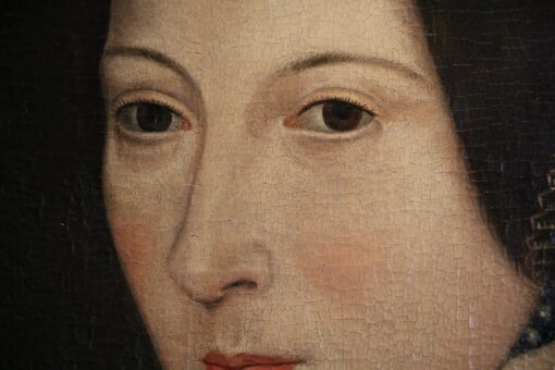 Anne Boleyn painting detail of the eyes