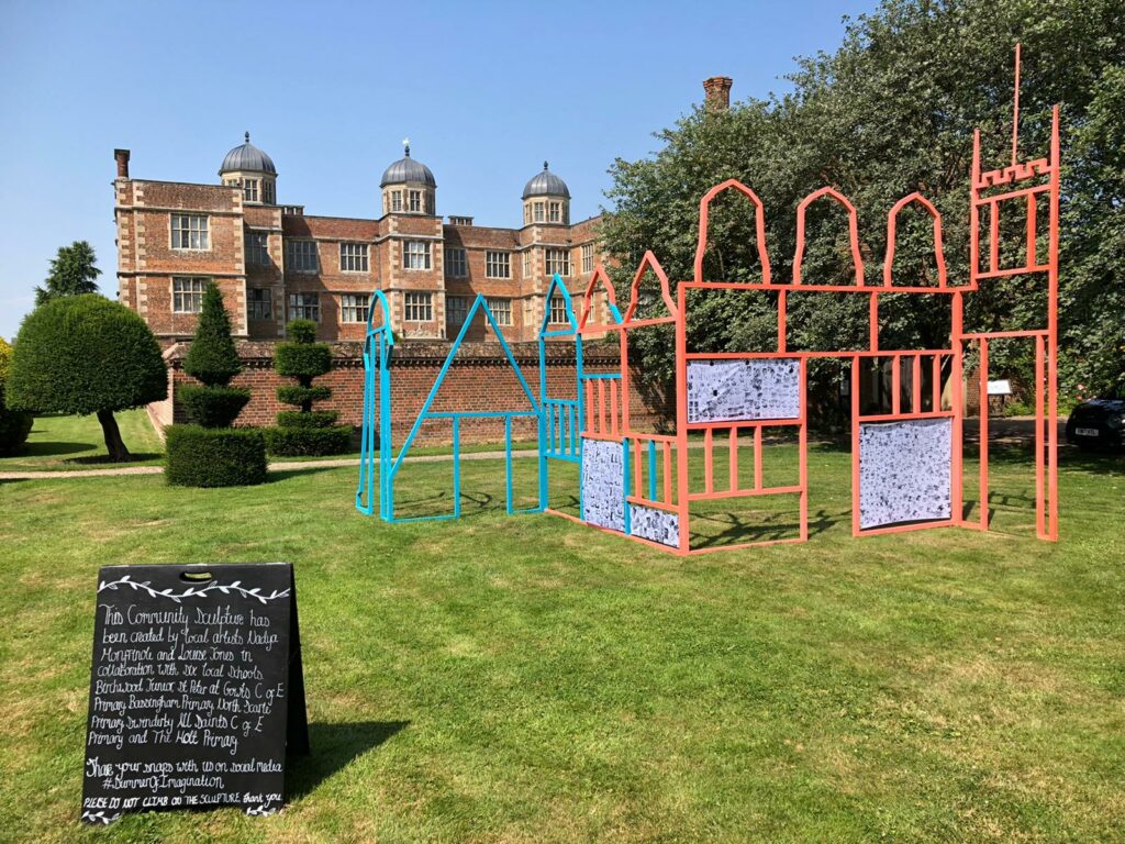 Community sculpture at Doddington Hall