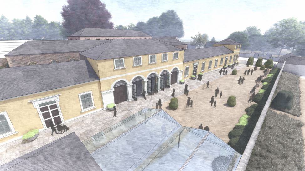 CGI of the Coach House within The Rising development Raby Castle
