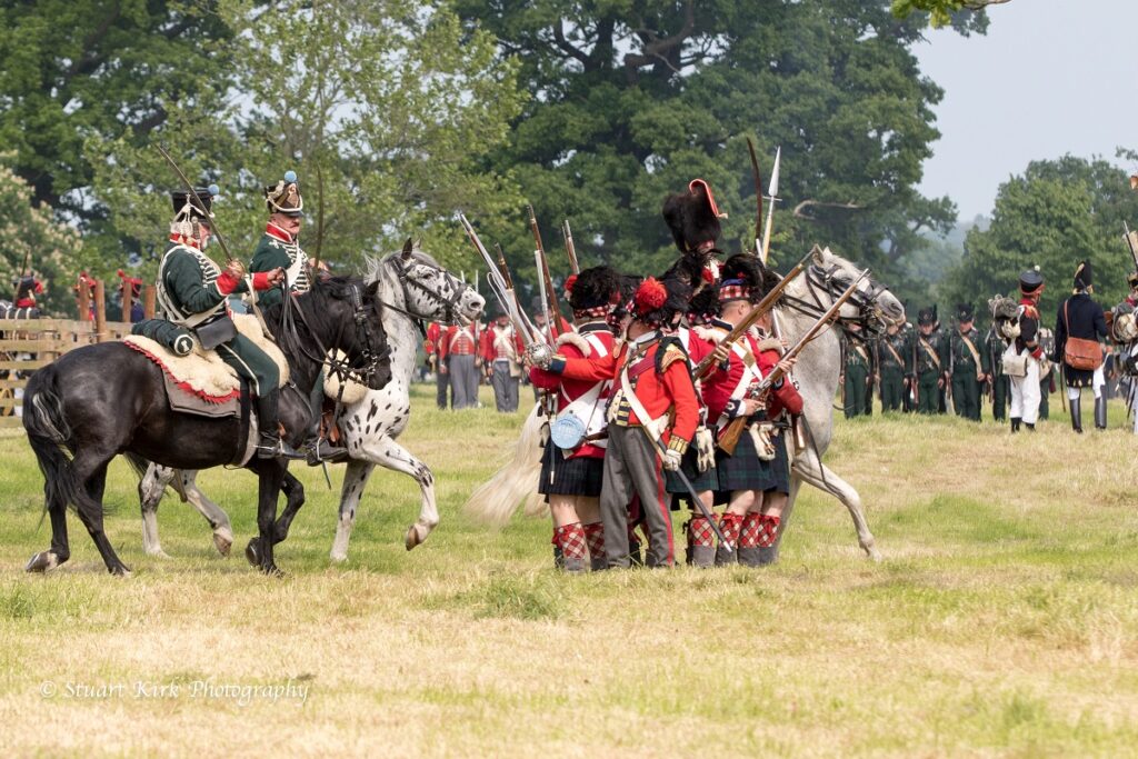 Hole Park Napoleonic War Battle re-enactment