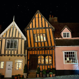 The Crooked House at Night