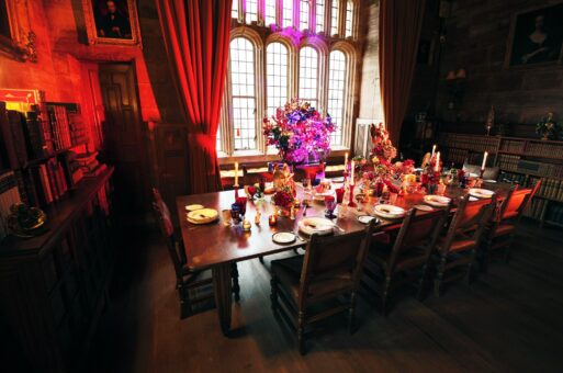 Christmas at Bamburgh Castle. Photograph: Stuart Boulton.