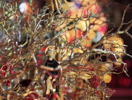 Christmas at Bamburgh Castle. Photograph: Stuart Boulton.