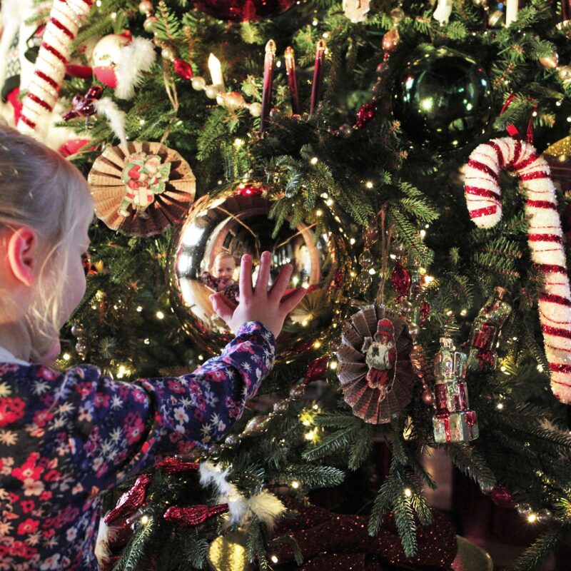 Christmas at Bamburgh Castle. Photograph: Stuart Boulton.