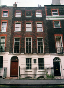 Exterior of Benjamin Franklin House London