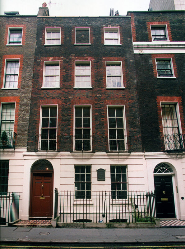 Exterior of Benjamin Franklin House London