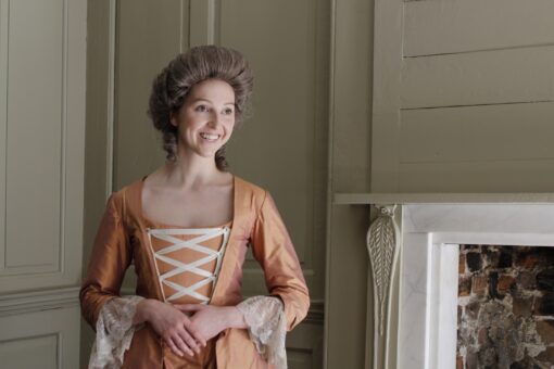 Actress in show at Benjamin Franklin House
