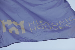Historic Houses National AGM 2021 HH Logo on flag