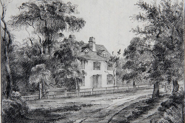 -pencil-drawing-Steventon-Rectory- Jane Austen's House