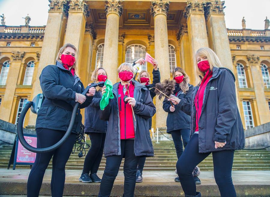 Cleaning Team at Blenheim Palace 2022