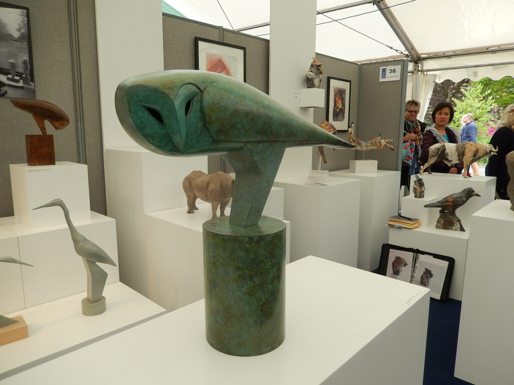 Anthony Theakston Stone Sculpture at Hever Castle's Design Fair