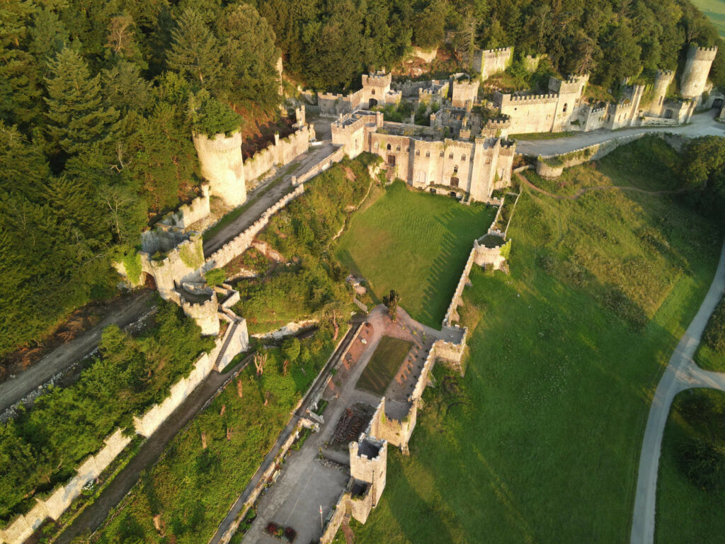 Gwrych Castle in March