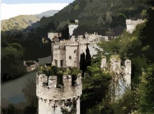 Gwrych Castle stylised