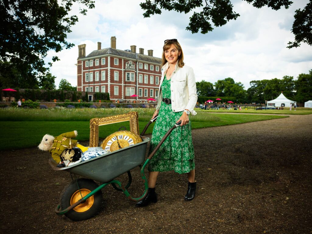 Fiona Bruce and The Antiques Roadshow comes to Belmont House in Kent