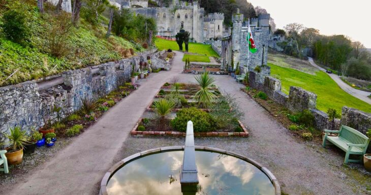 The water features of Gwrych Castle Wales
