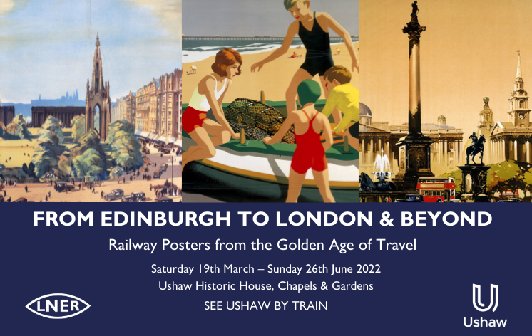 Website Graphic Railway Exhibition From Edinburgh to London & Beyond: Railway Posters from the Golden Age of Travel