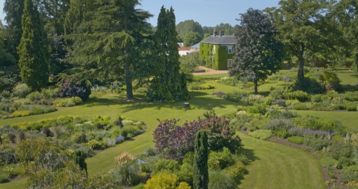 Bressingham Hall garden in early summer