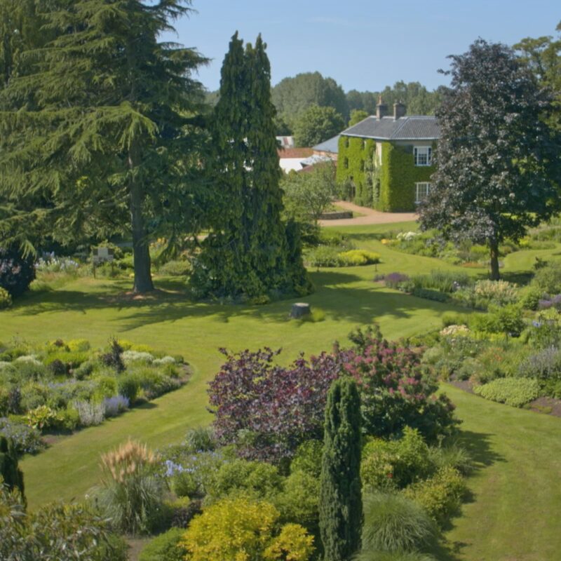 Bressingham Hall garden in early summer
