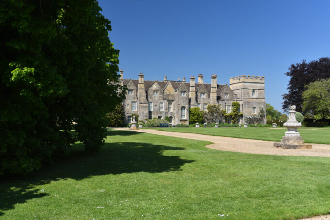 Grimsthorpe Castle lawn garden