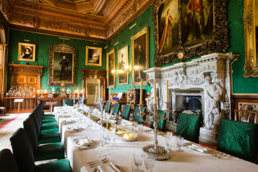 Alnwick Castle dining room