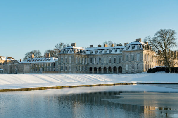 snow at boughton house