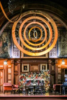 bamburgh castle indoor christmas wreath